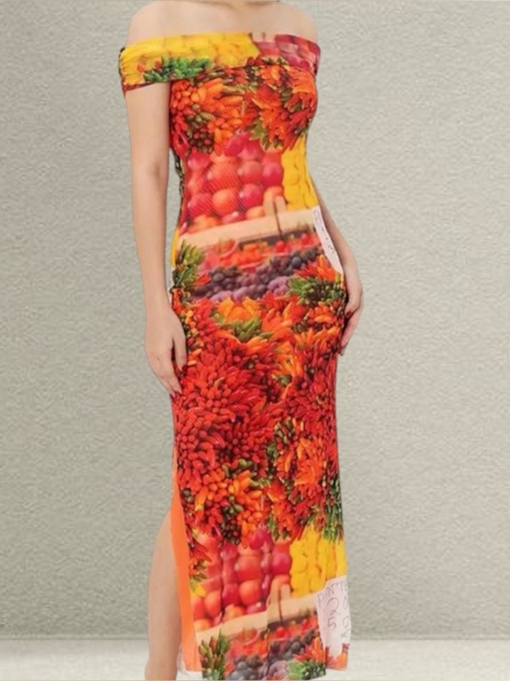 Zara Chili Print Dress
